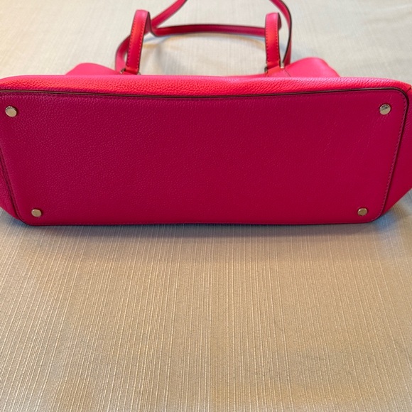 Kate Spade Pink Leather Tote Bag LIKE NEW - Picture 2 of 8